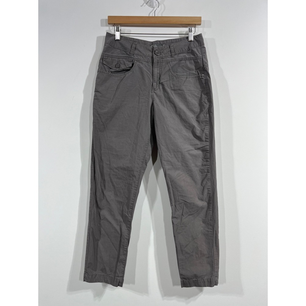 Prana Gorpcore Hiking Organic‎ Cotton Straight Leg Utility Cargo Pants Womens 4